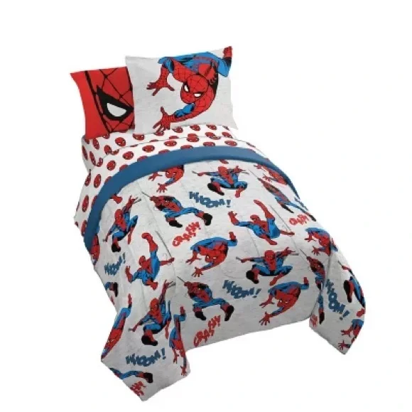 Spider-Man Licensed Kids 5-Piece Bed-in-a-Bag