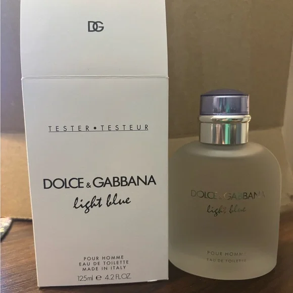 NIB Dolce & Gabbana Light Blue Pour Homme EDT 4.2 oz tester Men’s