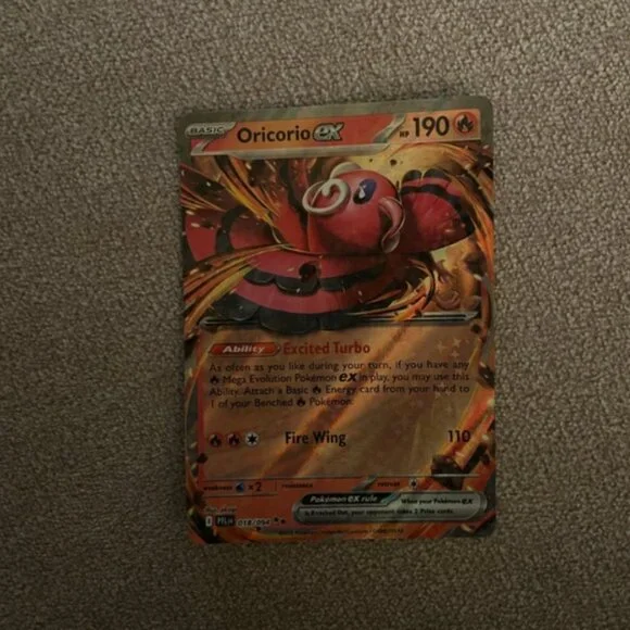 Pokémon TCG Oricorio ex 018/094 Me02: Phantasmal Flames Holo MINT/Near Mint