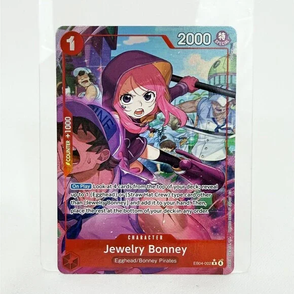 Jewelry Bonney EB04-002 OP15 Alt Art R Adventure on Kami’s Island NM One Piece