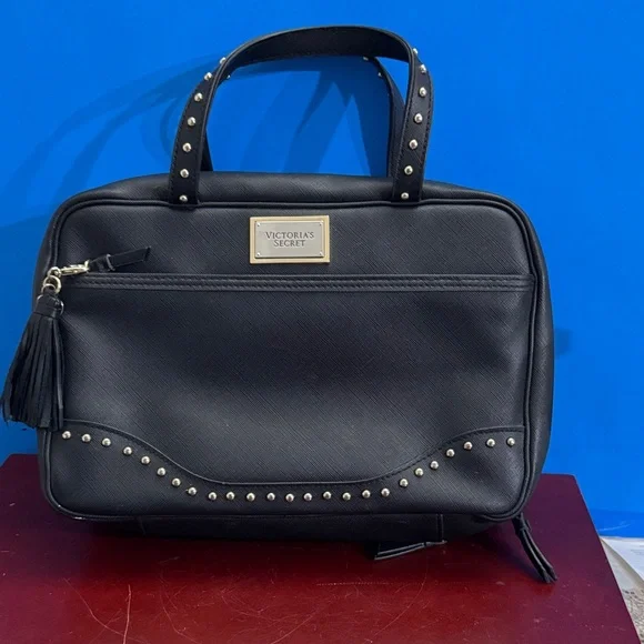 Victoria's Secret Black Studded Tote