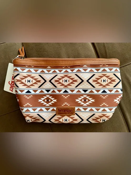 Wrangler Tribal Cosmetic Bag NWT
