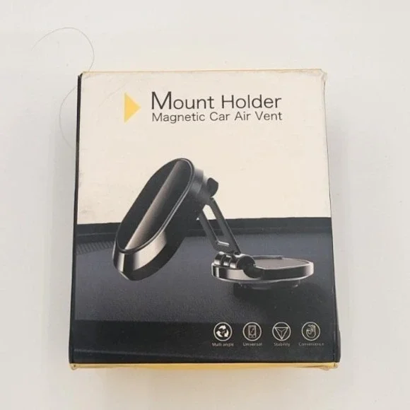 Magnetic Car Air Vent Mount Holder Black Silver Adjustable Angle Universal