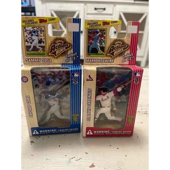 Sammy Sosa 1999 Topps Chicago Cubs Action Flats Baseball Card/Figure  Vintage Ma