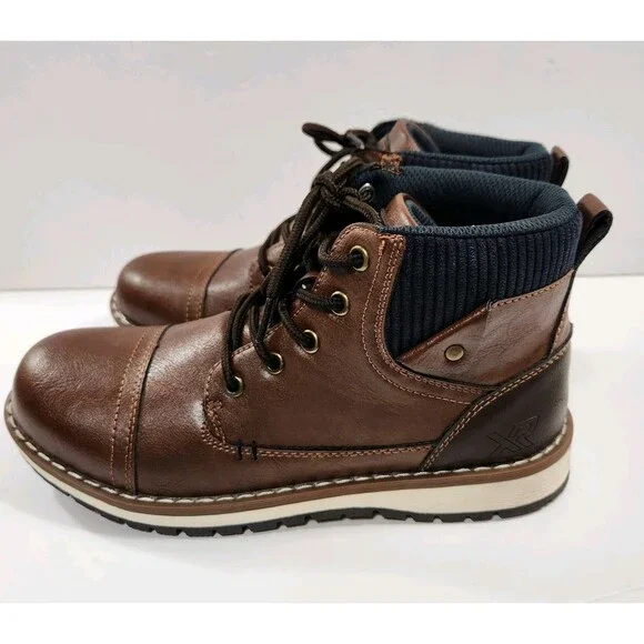 XRAY Men/Boy Lace-Up Boot Color Brown Size 6.5 Style XRW955K