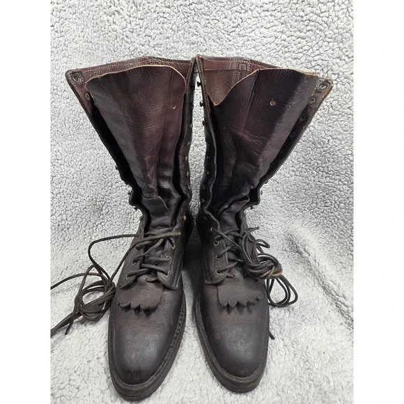 White's‎ Hunter Vibram Handmade Spokane Leather Boots Mens Size 10.5?? SEE DESC