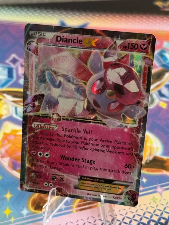 2016 Diancie EX Pokemon Card Holo