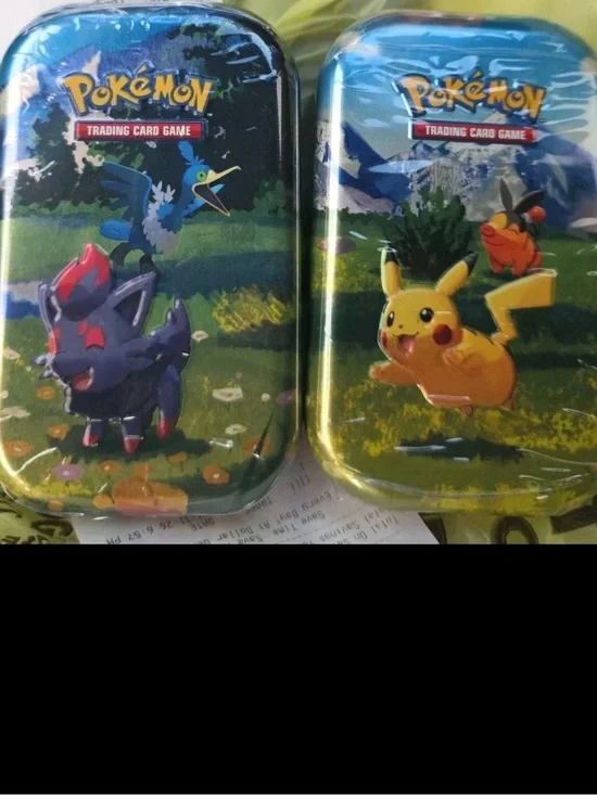 2 Pokémon Mega Evolution Ascended Heroes Pikachu & Tepig Mini Tin Factory Sealed