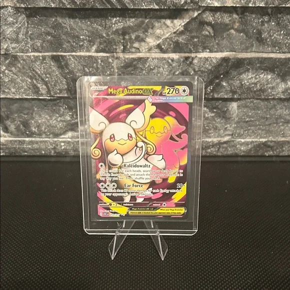 Pokemon‎ Mega Audino Full Art EX Holo Card 253/217 from Ascended Heroes M/NM