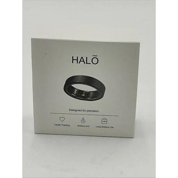 Halo Healthy Smart Ring Health And Fitness Tracker Women's Size 9 Silver New