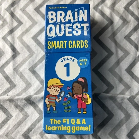 Brain Quest 1st Grade Smart Cards Revised 5th Edition (Brain Quest Smart)‎ NEW