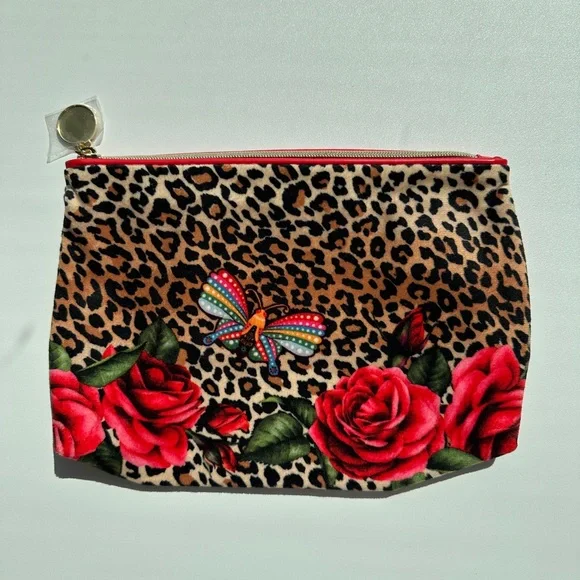 Estée Lauder Leopard Print Cosmetics Bag NWOT