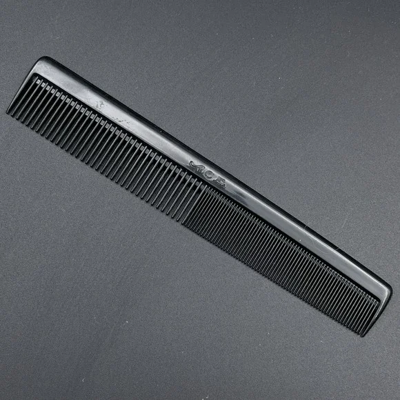 ACE Vintage‎ Black Hard Rubber All Purpose Dresser Comb 7 Inch Barber USA