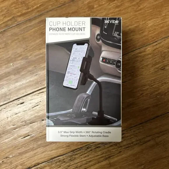 Vibe Auto Cup Holder Phone Mount 3.5