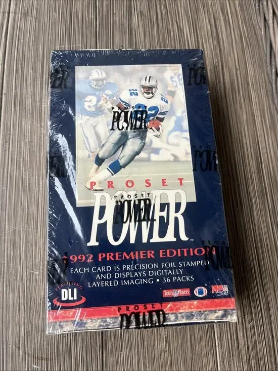 1992 PRO SET POWER FOOTBALL PREMIERE EDITION FACTORY SEALED BOX