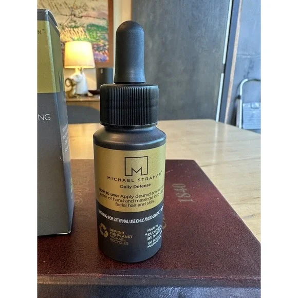 Michael Strahan Daily Defense Conditioning Beard Oil 1 Fl. Oz Nourishing NEW