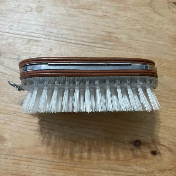 Vintage Travel‎ Kit Manicure Set Brush Container Vanity West Germany DBGM