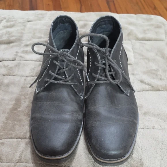 Sonoma Vitalize Ortholite Men's Chukka Boots Dark Gray Laces Casual Sz 11 EUC