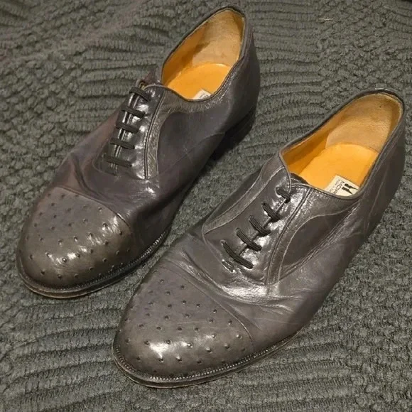 Moreschi Calfskin Shoes Size 10 - Made in Italy! 899.99 Retail