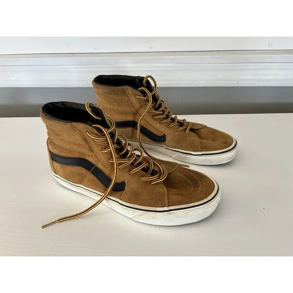 VANS Sk8- Hi Shoes Mens 7.5 Men Suede Skater Streetwear Grunge Retro Alt Hipster