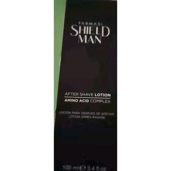 Farmasi Shield After Shave Lotion Mens Amino‎ Acid Complex 3.4 oz New Sealed NIB