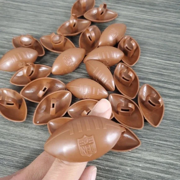 NFL Football Ring Cake Cupcake Toppers - Brown, 2 Dozen - 24‎ Count