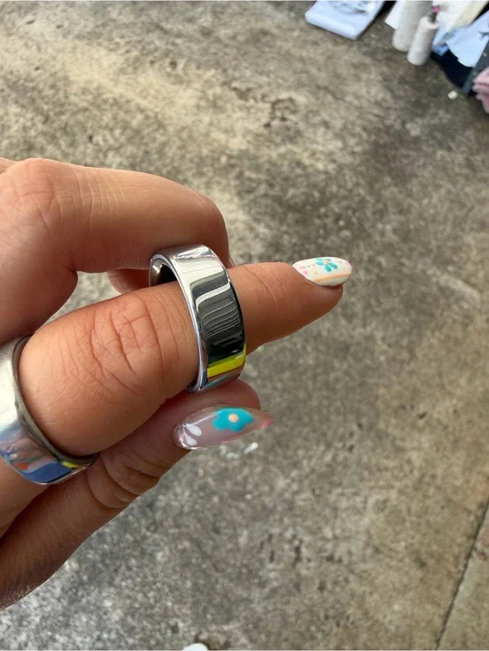 Oura Silver Reflective Smart Ring