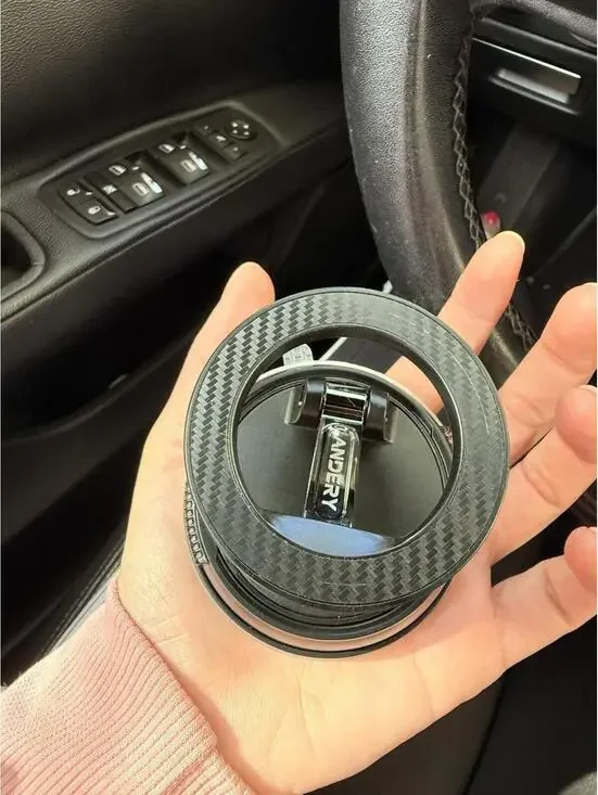 360° Adjustable Magnetic Vacuum Suction Cup Car Phone Holder Mount for MagSafe