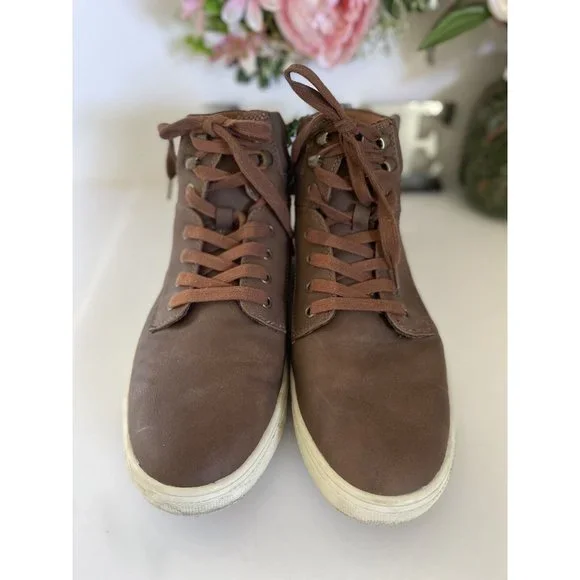 Men's Maxwell Style Work Boots Goodfellow & Co Size‎ 10.5 Brown Lace Up Comfort