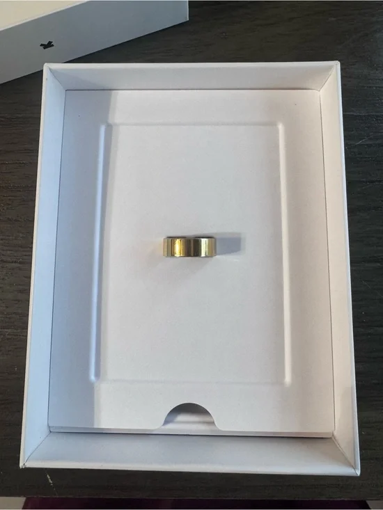 Gold Ultrahuman Ring Air Size 9