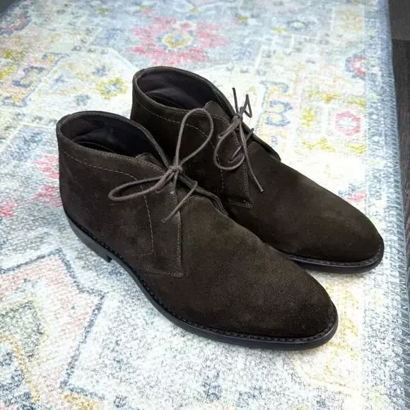 Anthony Veer Essentials Wilson Chukka Men's Suede Boot Brown Size 8.5