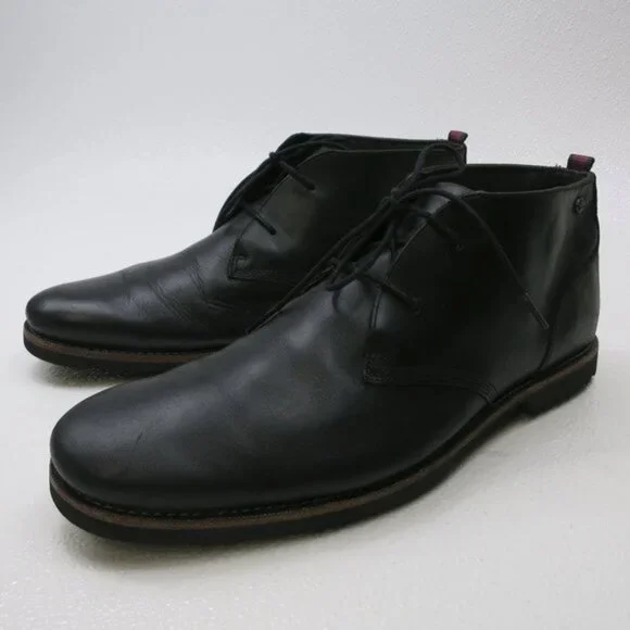 Timberland Mirror Fit System Leather Dress Chukka Boots Footwear Men's Sz 12