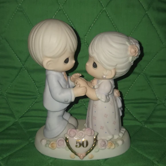 Precious Moments - 50th Anniversary - We Share a Love Forever Young Figurine
