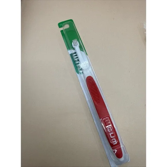 GUM End Tuft‎ Toothbrush Red- Extra Small Head for 1 Count Sunstar USA