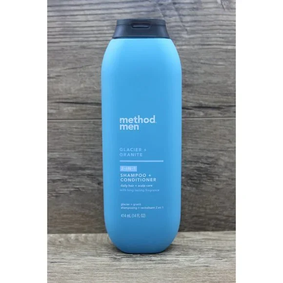Method Men Galcier Granite 2 in 1 shampoo conditioner‎ menthol argan jojoba oils