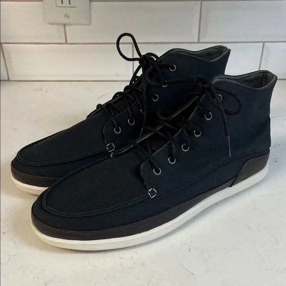 OluKai Chukka Boots Nalukai Kapa Boot Black High-Top Men's Shoes Size 11.5