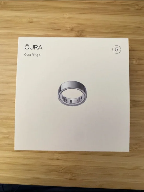 Oura Gen 4 - Silver - size 5