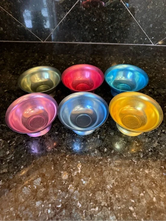 Metallic Party Dessert Cups - Multicolor Set