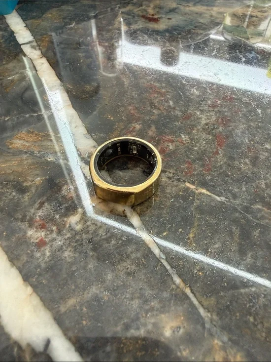 Oura Smart Ring in Gold Finish