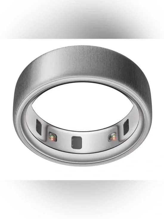 Oura Ring 4 - Brushed Silver - Size 7
