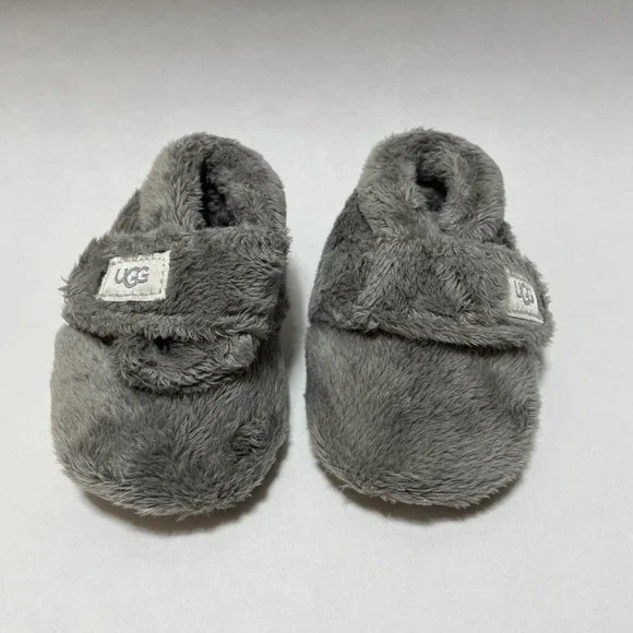 UGG Baby Bixbee Booties Charcoal Grey Newborn 0/1