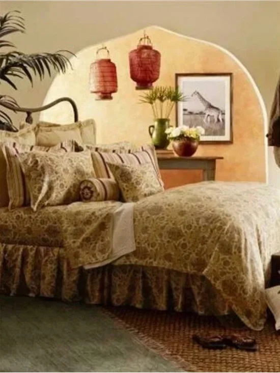 Ralph Lauren Marrakesh Rug King Size Comforter Shams & Pillow Cover