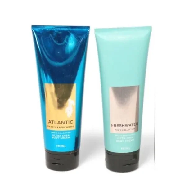 Bath & Body Works Men’s 2pc Ultra Shea Body Cream Atlantic & Freshwater