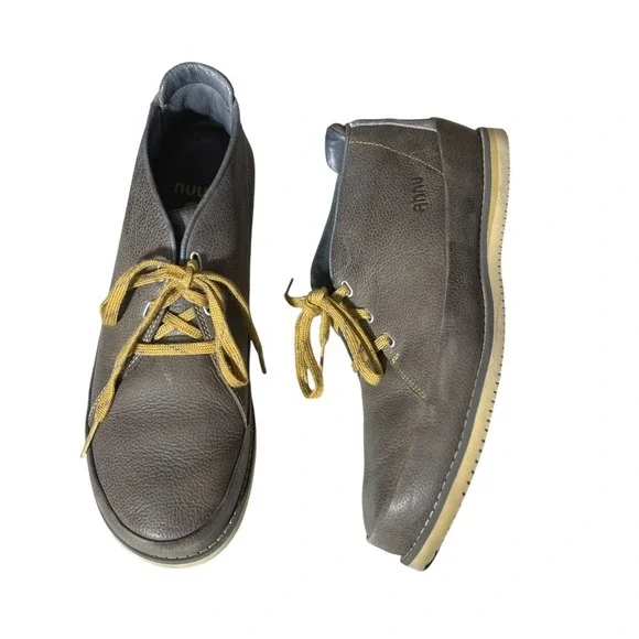 AHNU‎ Harris Chukka Boots Grey/Taupe Vibram Sole sz 11 US