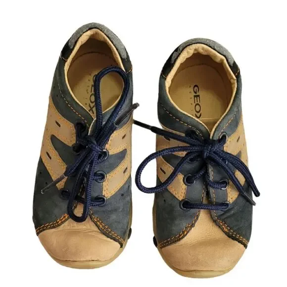 Geox Boy's Leather Sneakers
