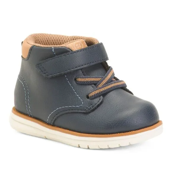 Stride Rite Baby Boys Oliver Navy Boots