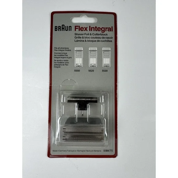 Braun Flex‎ Integral Shaver Cutterblock 5550, 5525, 5520- Serie 5505/5504/5503