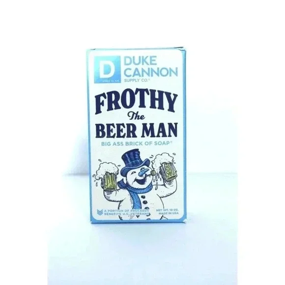 Duke Cannon Big Ass Brick of Soap 10 oz Frothy‎ The Beer Man NEW in Package