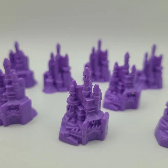 Disney Castle Monopoly Junior Princess Cupcake Topper Replacement‎ Pieces Tokens