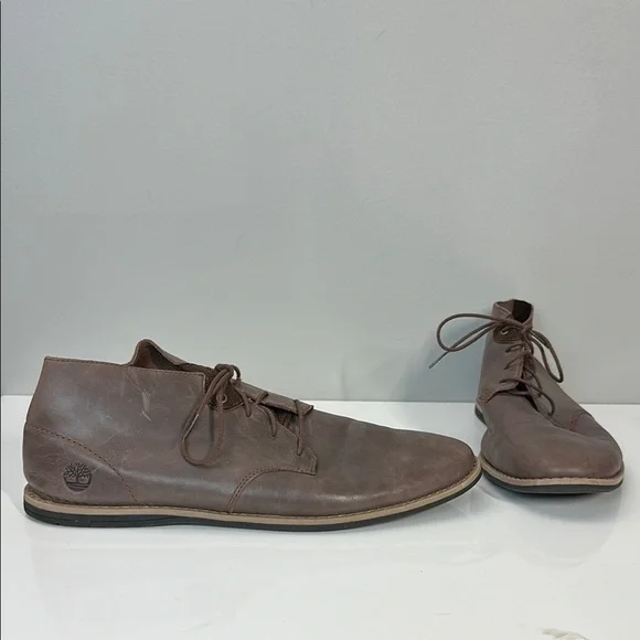 Timberland Revenia Brown Leather Chukka Boots Size 10